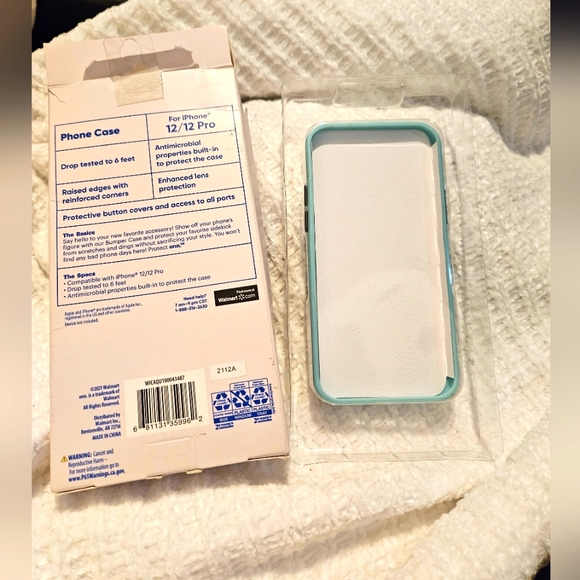 iPhone 12/12 Pro Phone Case by protect onn Drop Tested to 6 feet Antimicrobial - Picture 3 of 4